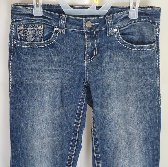 Soundgirl Bootcut Jeans Size 9 | Casual Western Rodeo Cowgirl Denim Fall Outdoor - Picture 4 of 8